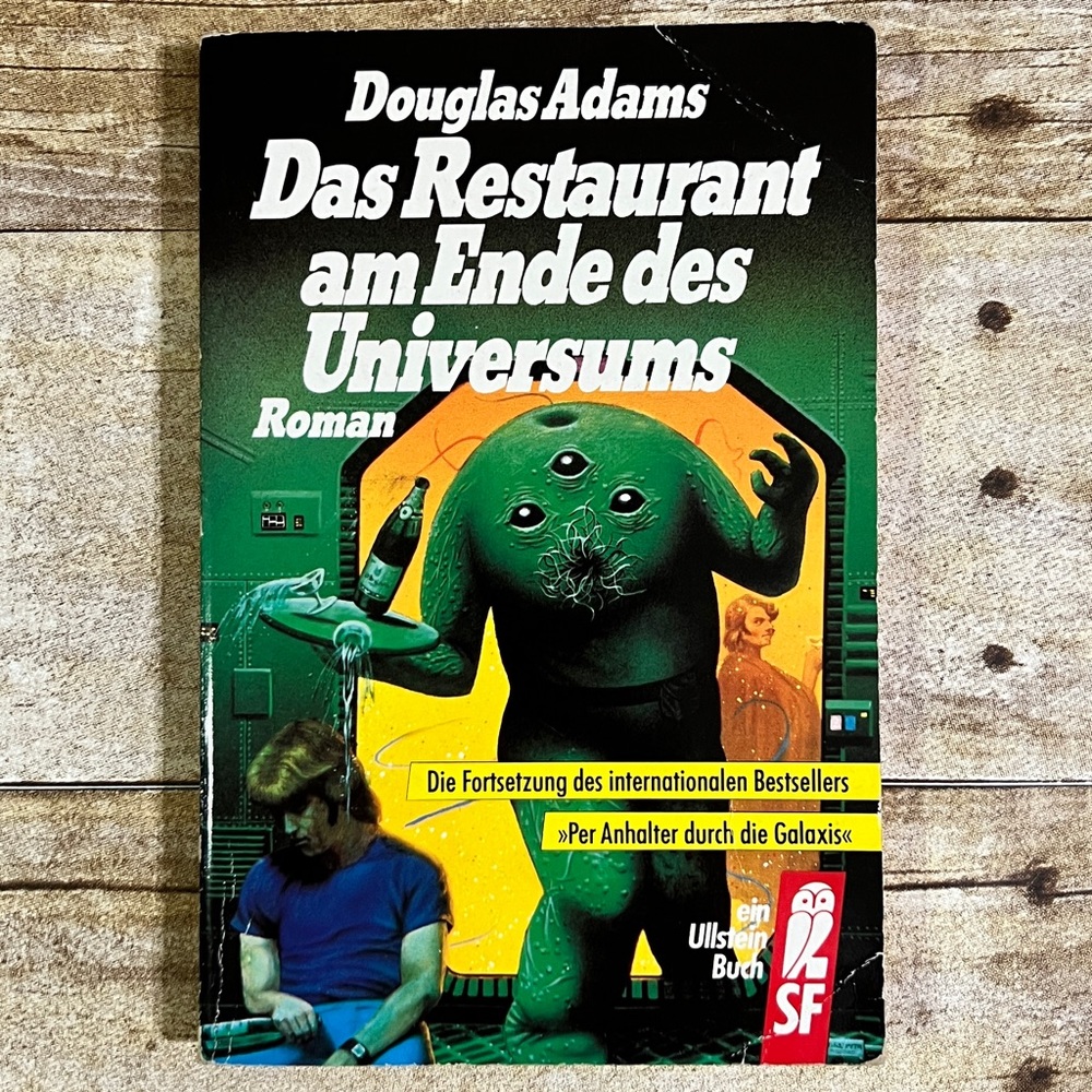 Douglas Adams Das Restaurant am Ende des Universums German Sci-Fi Paperback 1988